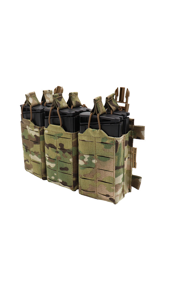 Modular AR 10 | .308 | M1A | M14 | SCAR 20 Round Placard 6 Magazine Multicam Front Wilde Custom Gear