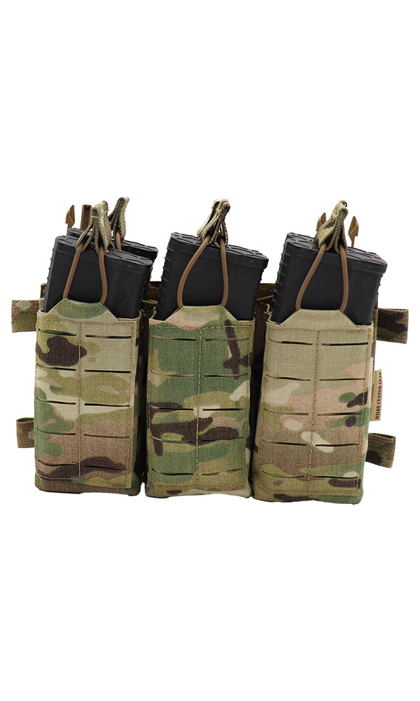 Modular AR15 30 Round Placard 6 Mag Double Stack Front Multicam Wilde Custom Gear