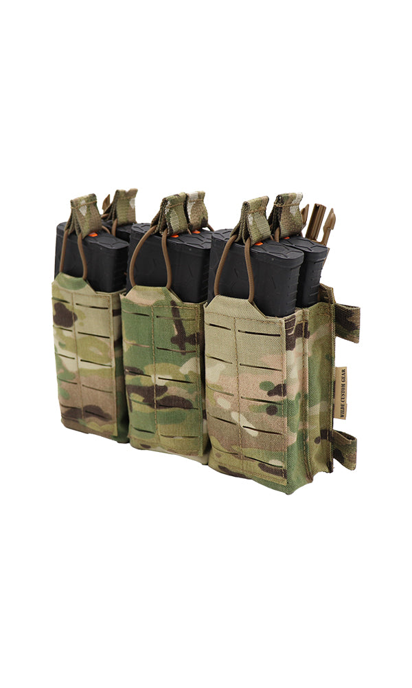 Modular AR15 30 Round Placard Six Mag Double Stack Side Multicam Wilde Custom Gear