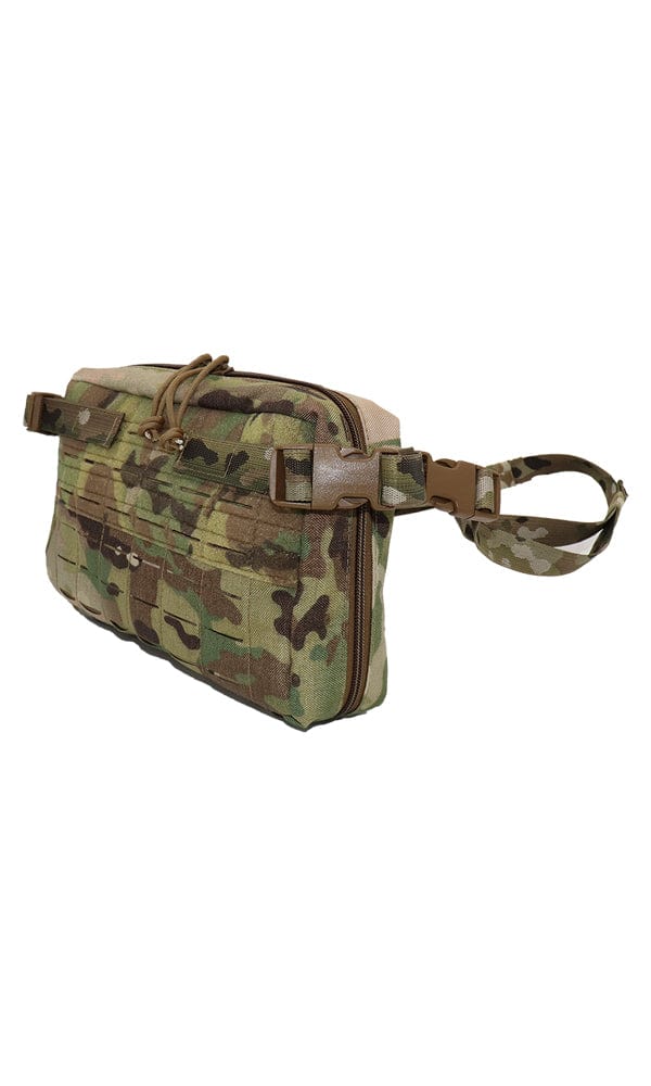 Wilde Custom Gear Goliath Large Admin Pouch open from the top, highlighting compartmentalization for efficient storage.