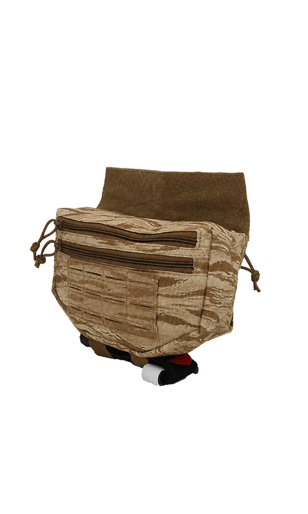 Hanger Downer Lower Abdominal Pouch Desert Tiger Stripe Angle