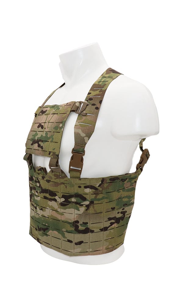 LASER CUT SQUADRON MOLLE CHEST RIG MULTICAM ANGLE ADMIN BIB WILDE CUSTOM GEAR