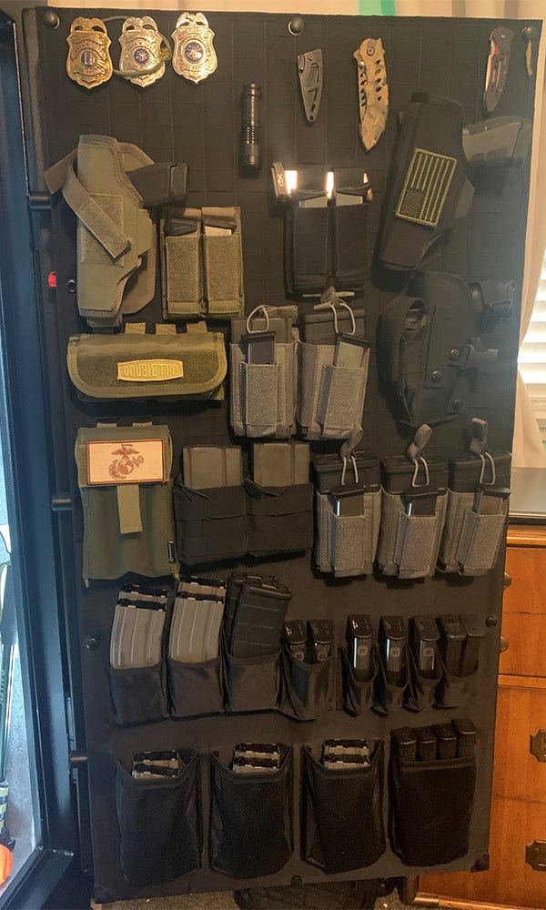 MOLLE Gun Safe Door Panel Organizer