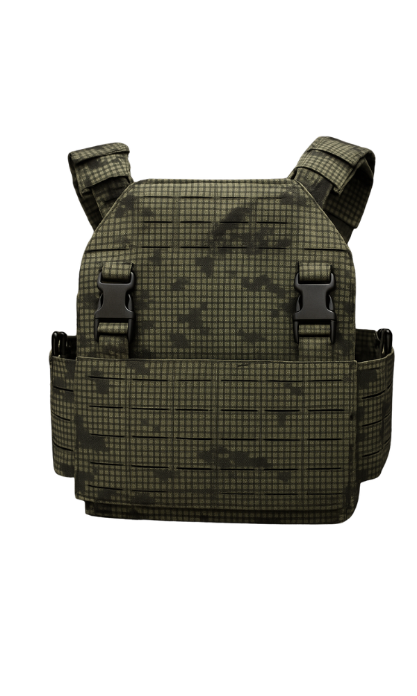 Modular Plate Carrier Laser Cut Desert Night Camo