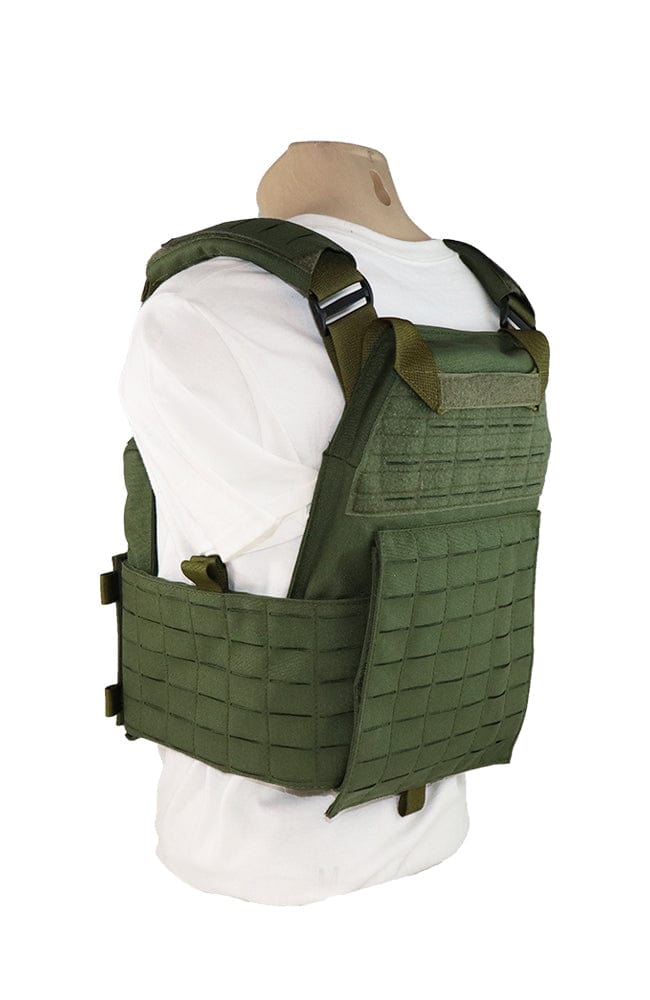 Wilde Custom Gear Laser Cut Modular Plate Carrier Side Back