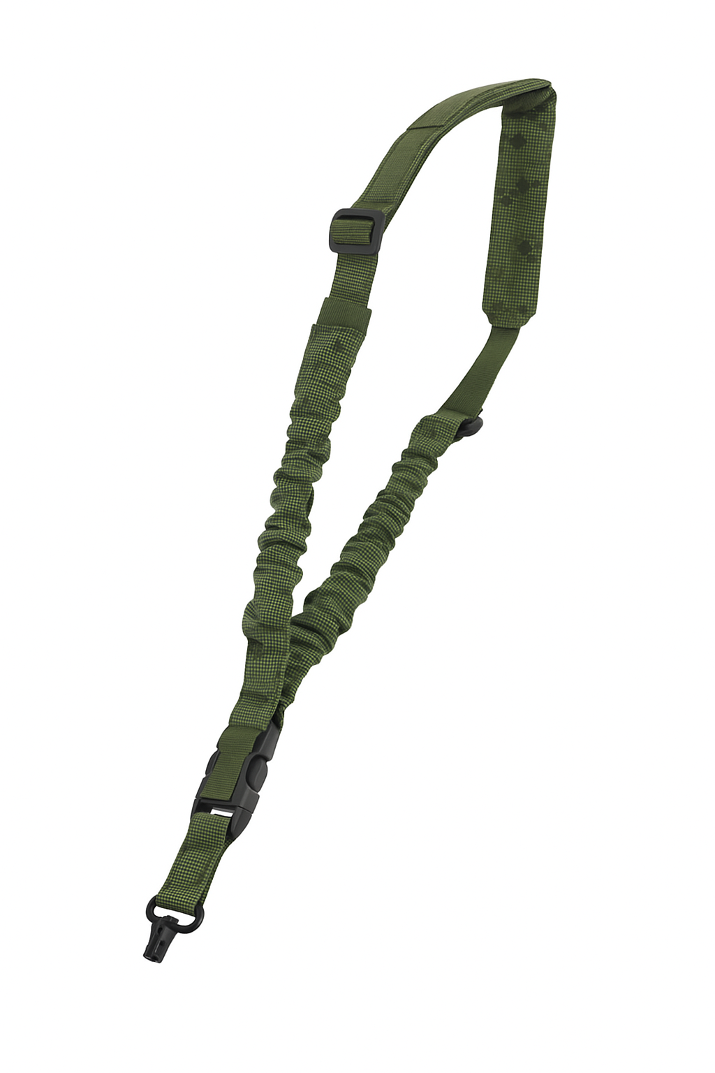 Padded Single Point Sling Rifle Sling Bungee Sling Desert Night Camo