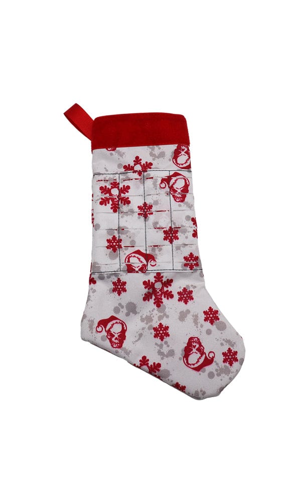 Tactical Christmas Stocking with Laser Cut MOLLE Christmas Gift for him Christmas Gift for men Limited Edition Christmas Print Red Santa skulls Tactical Christmas Stocking