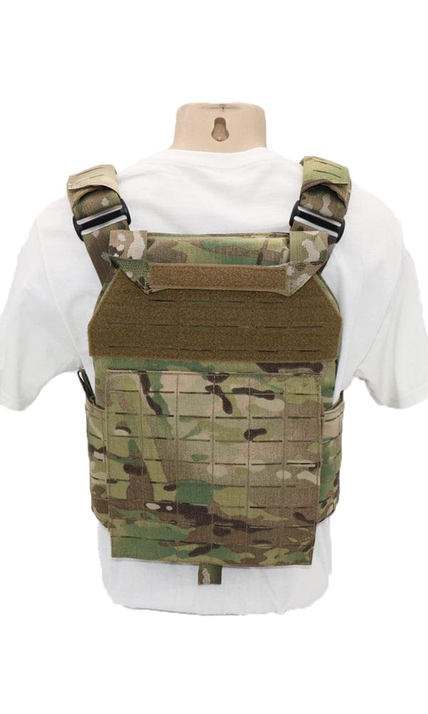Wilde Custom Gear Modular Laser Cut Plate Carrier Multicam Back