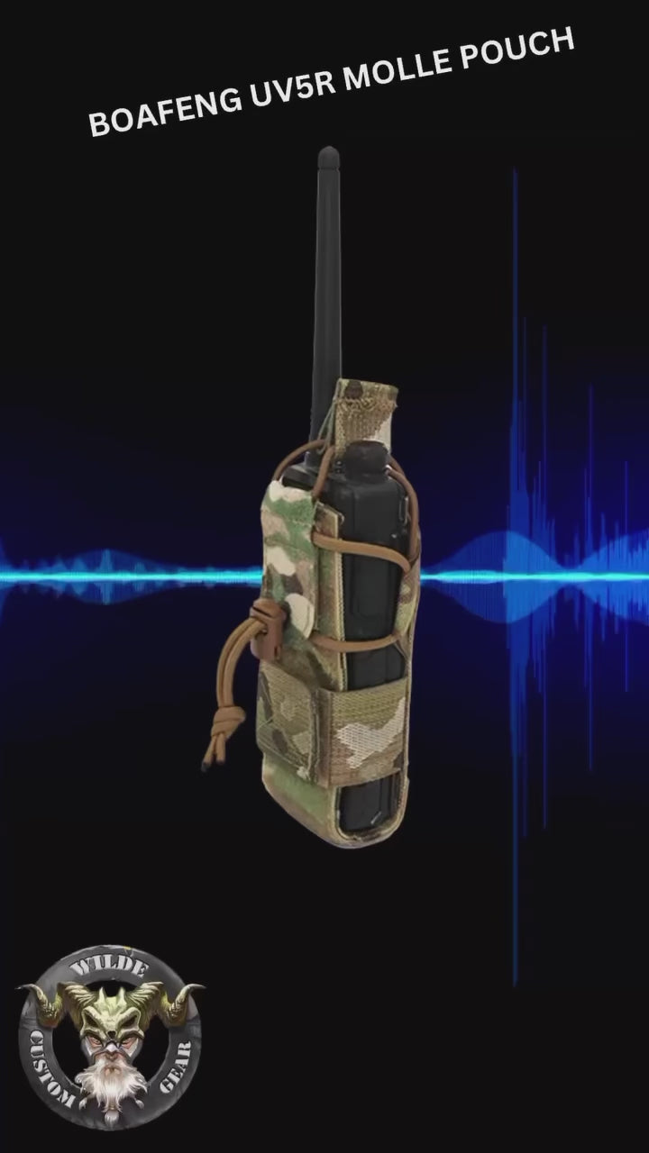 Radio Pouch Baofeng UV5R Sporting Goods Pouches Wilde Custom Gear | Tactical Nylon | Built For Battle