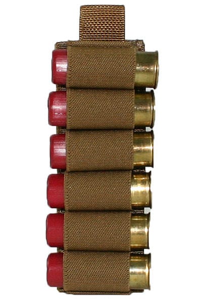 Shotgun Card 6 elastic loops hook velcro backed.