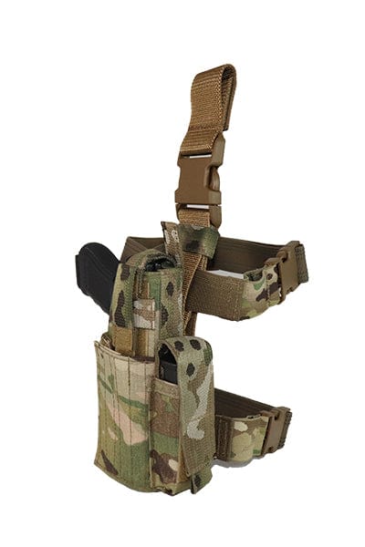 Drop Leg Holster Multicam Angle