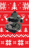 Grinch Santa Morale Patch Multicam Wilde Custom Gear