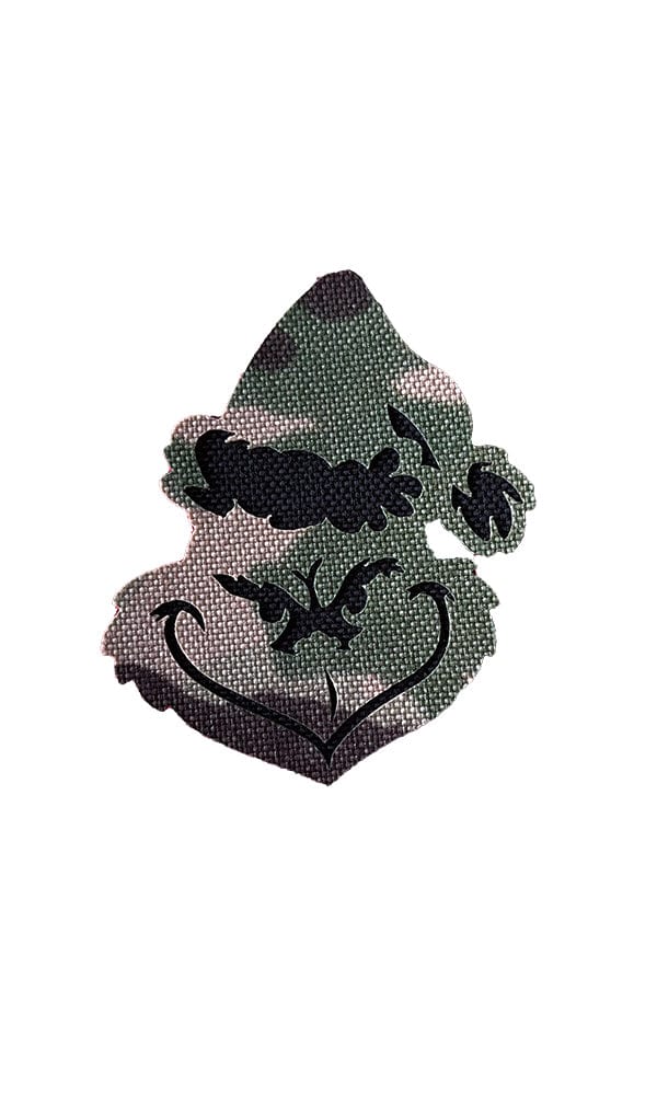 Grinch Santa Morale Patch Multicam Wilde Custom Gear