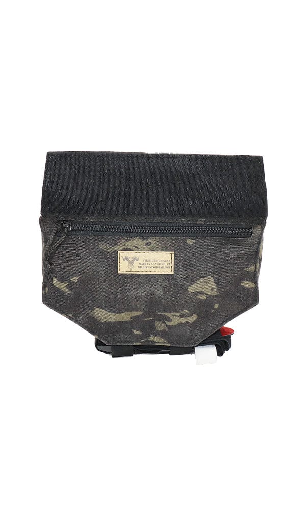 Wilde Custom Gear Hanger Downer Lower Abdominal Pouch Dangler Back Multicam Black