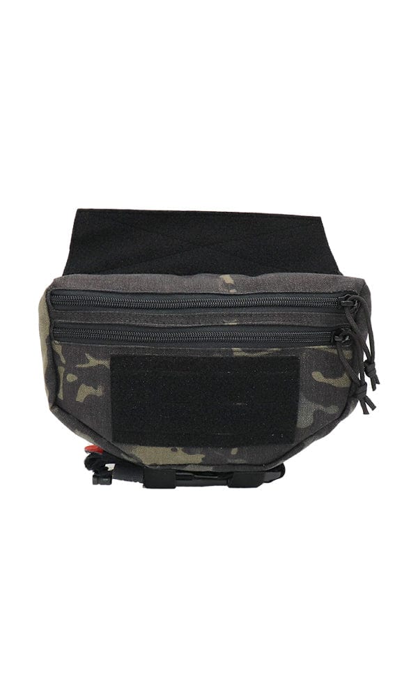 Wilde Custom Gear Hanger Downer Lower Abdominal Pouch Dangler Front Multicam Black