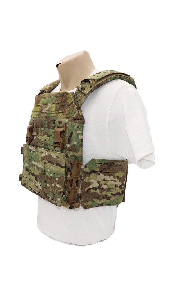 Modular Plate Carrer Tactik Buckle Quick Release Cummerbund Side Angle Multicam Wilde Custom Gear