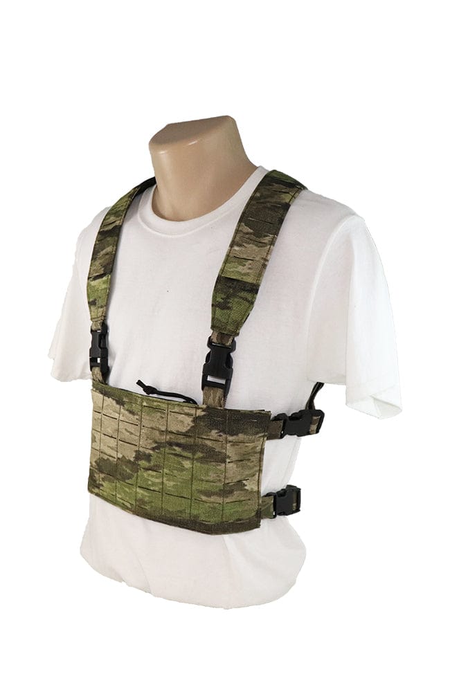 Wilde Custom Gear Modular Laser Cut MOLLE Chest Rig - ATACS IX Side