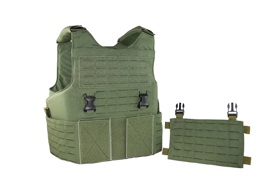 Wilde Custom Gear Modular External Load Bearing Laser Cut MOLLE Vest Carrier Police Law Enforcement Removable Placard