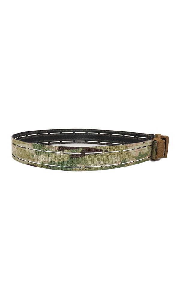 Wilde Custom Gear Stiff Thermoplastic Laser Cut MOLLE Riggers Belt Multicam Right Side Tactical Belt