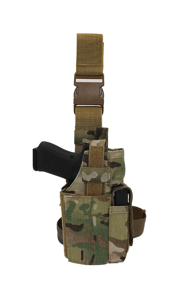 Drop Leg Holster Right-Handed Tactical Thigh Holster with Magazine