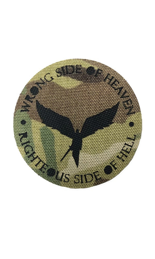 Wrong Side Of Heaven Laser Cut Patch Uncategorized Patches Wilde Custom Gear | Tactical Nylon | Built For Battle