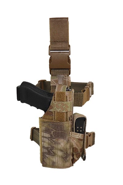 Drop Leg Holster Kryptek HIghlander Side