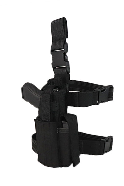 Tactical Universal Drop Leg Holster Thigh Holsters Mag Pouch Fit