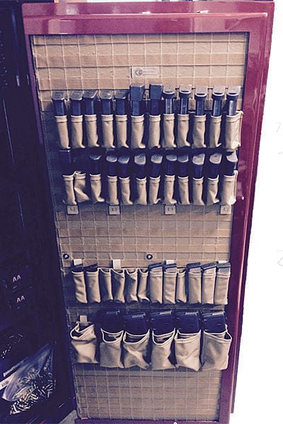 MOLLE Gun Safe Panel Door Organizer Coyote Magazine Pouches Web.jpg