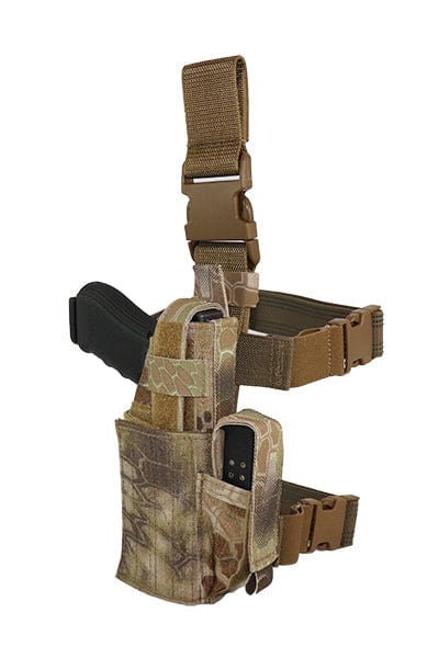 Drop Leg Holster Kryptek HIghlander Angle