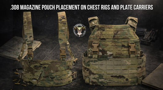 .308 Magazine Pouch Placement on Chest Rigs and Plate Carriers - Wilde Custom Gear