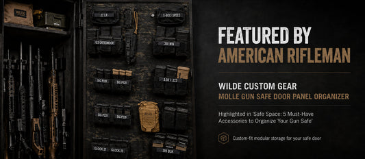 Wilde Custom Gear Gun Safe Organizer Featured by NRA American Rifleman
