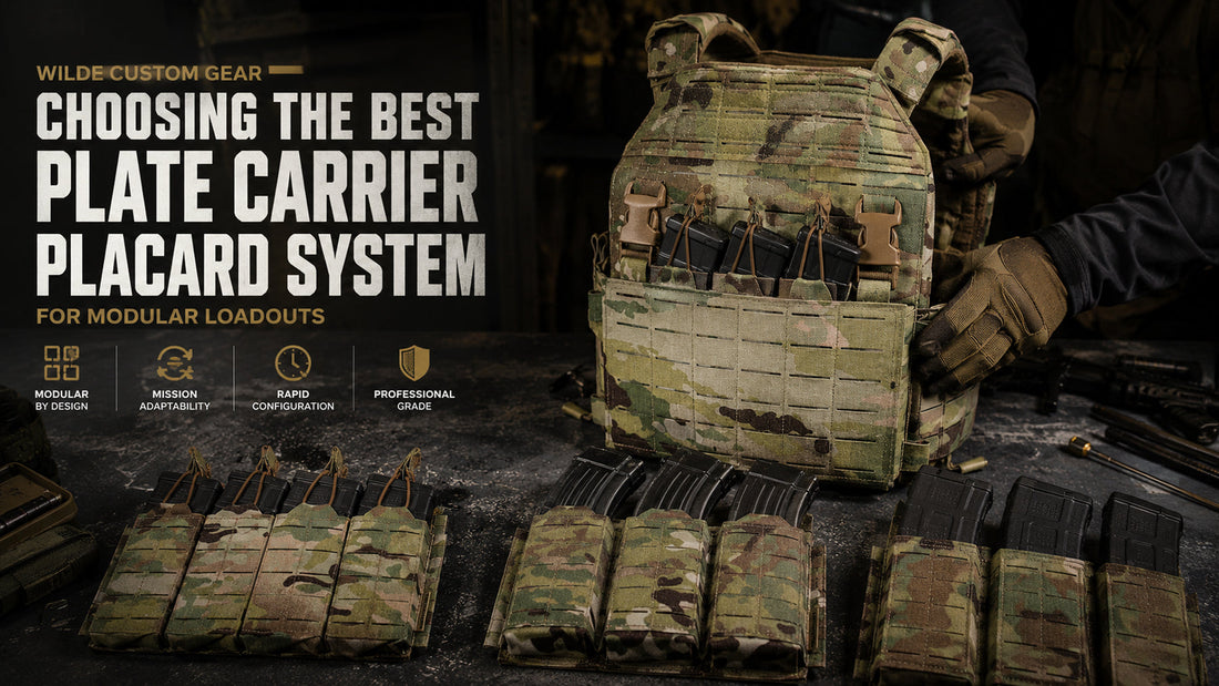 Choosing the Best Plate Carrier Placard System for Modular Loadouts - Wilde Custom Gear
