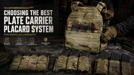 Choosing the Best Plate Carrier Placard System for Modular Loadouts - Wilde Custom Gear