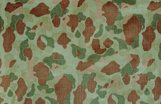 Green Frogskin camo fabric by Wilde Custom Gear 