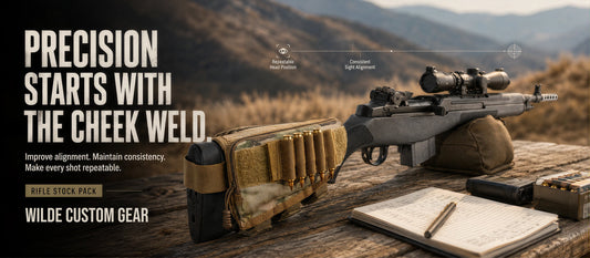 How a Rifle Stock Pack Improves Cheek Weld and Accuracy - Wilde Custom Gear