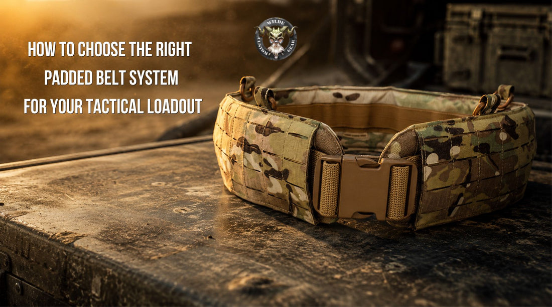 How to Choose the Right Padded Belt System for Your Tactical Loadout - Wilde Custom Gear