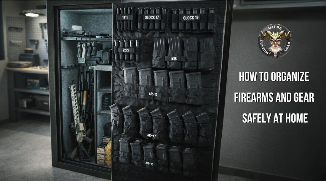 How to Organize Firearms and Gear Safely at Home