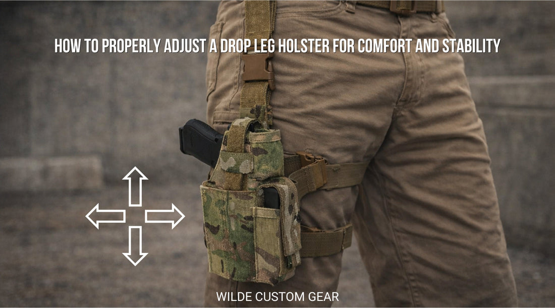 How to Properly Adjust a Drop Leg Holster for Comfort and Stability - Wilde Custom Gear