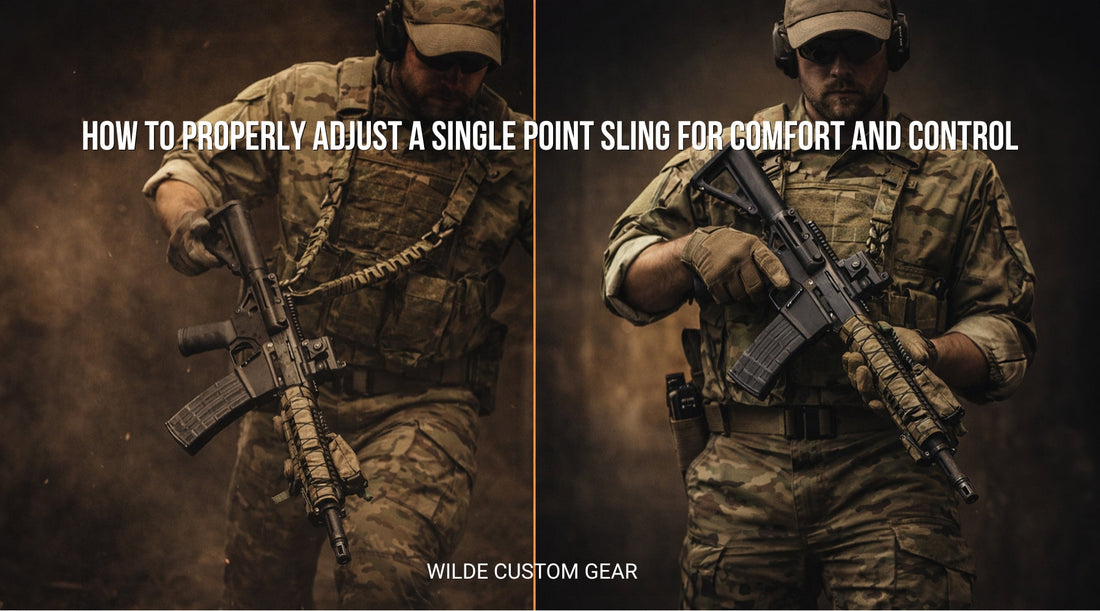 How to Properly Adjust a Single Point Sling for Comfort and Control - Wilde Custom Gear