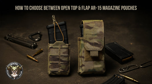 How To Choose Between Open-Top & Flap AR-15 Magazine Pouches