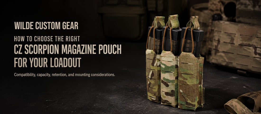 How to choose the right CZ Scorpion Magazine Pouch for your loadout - Wilde Custom Gear