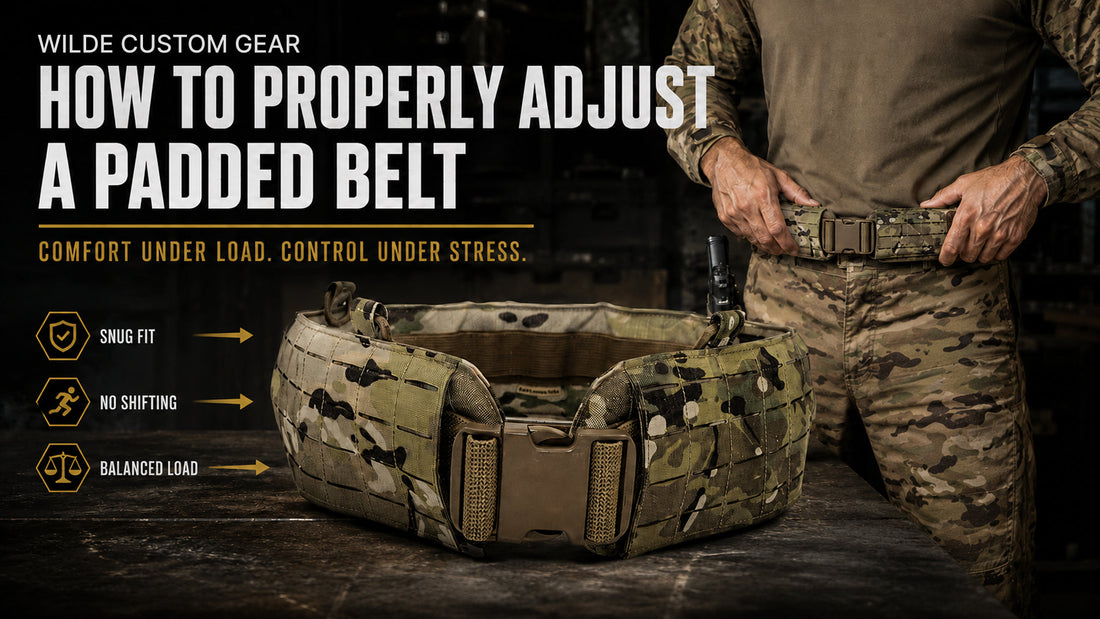 How to Properly Adjust a Padded Belt for Comfort and Control - Wilde Custom Gear
