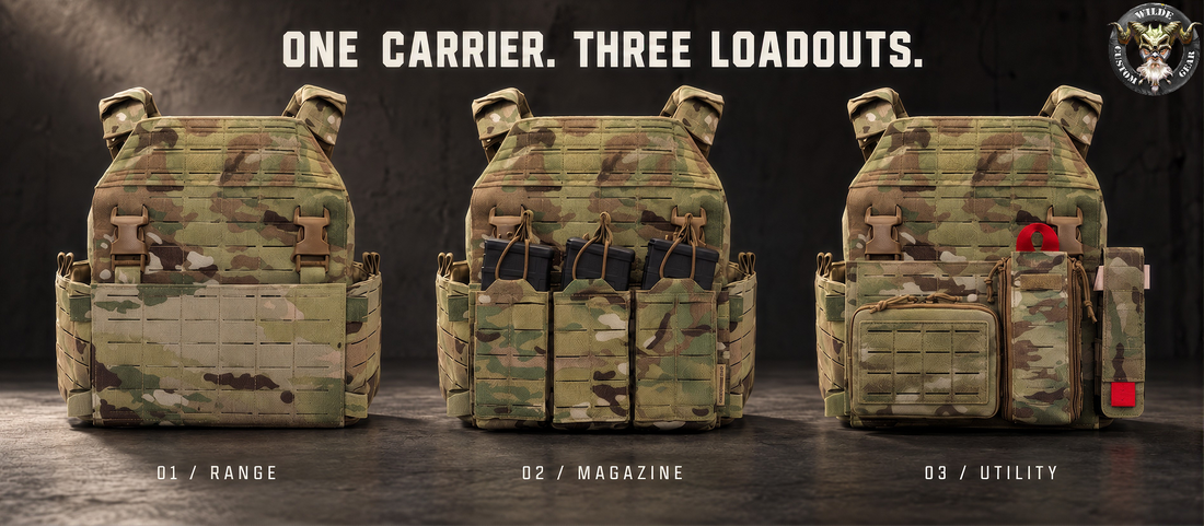One Carrier, Three Loadouts: Building a Modular Plate Carrier That Can Change Roles - Wilde Custom Gear