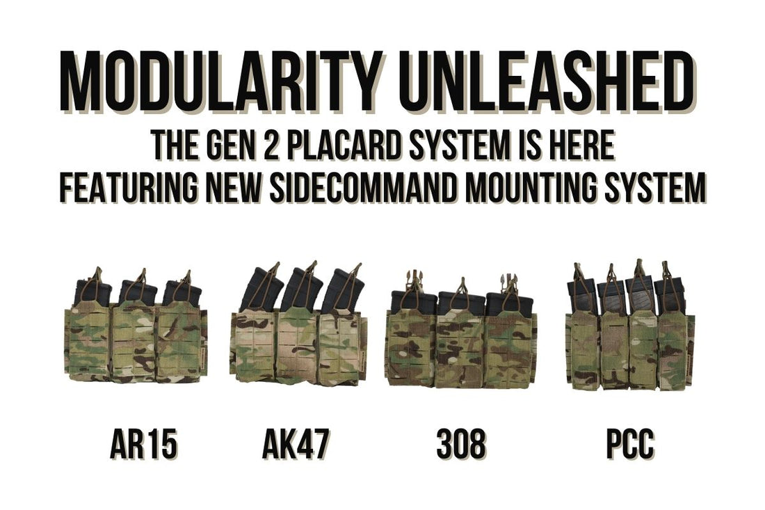 Wilde Custom Gear Gen 2 Placards | AR15, AK47, .308, MPX, MOLLE