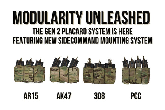 Wilde Custom Gear Gen 2 Placards | AR15, AK47, .308, MPX, MOLLE