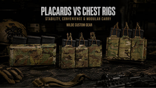 Placards vs Chest Rigs: Stability, Convenience and Modular Carry - Wilde Custom Gear