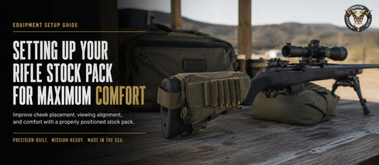 Setting up your rifle stock pack for maximum comfort - Wilde Custom Gear