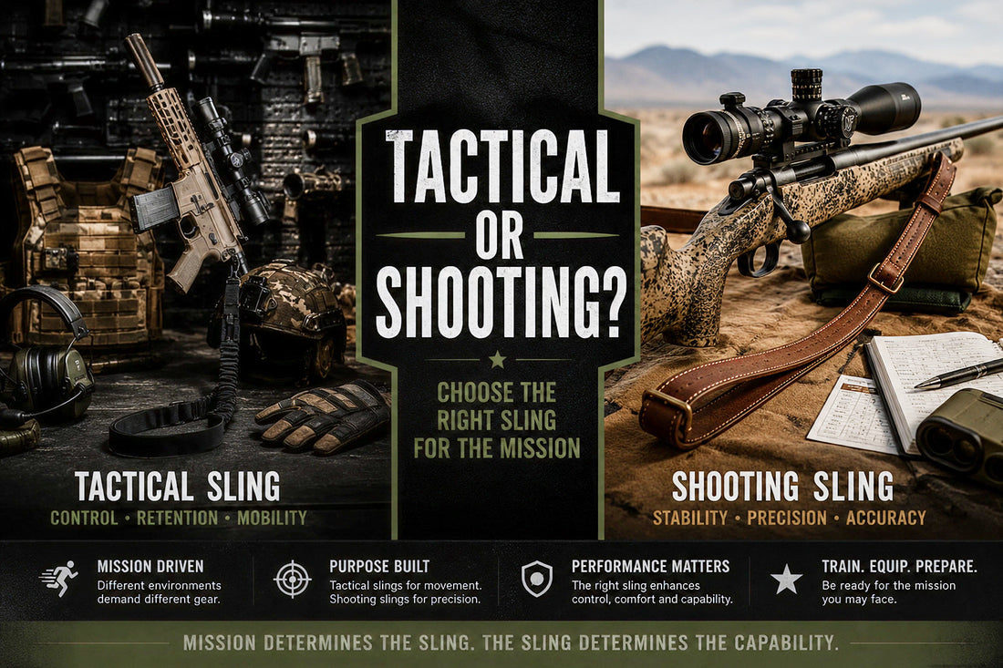 Choosing Between Tactical and Shooting Slings: Purpose‑Driven Selection - Wilde Custom Gear