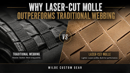 Why Laser-Cut MOLLE Outperforms Traditional Webbing | Tactical Gear Comparison - Wilde Custom Gear
