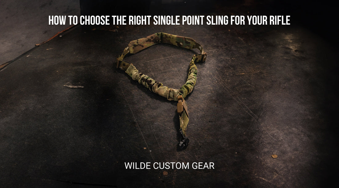 How to choose the right single point sling for your rifle - Wilde Custom Gear